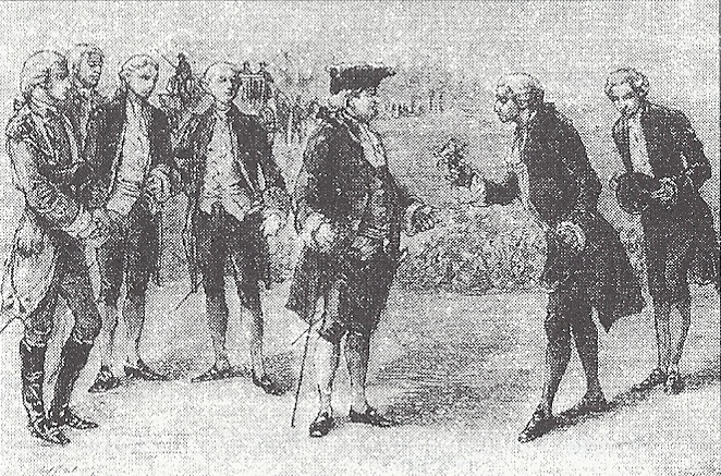 ルイ16世にジャガイモを見せるパルマンティエ