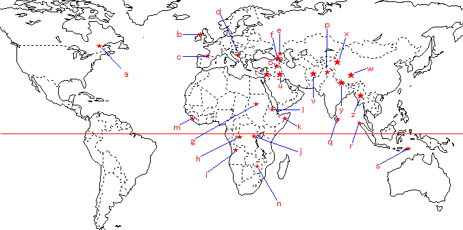 地図　現代の民族紛争