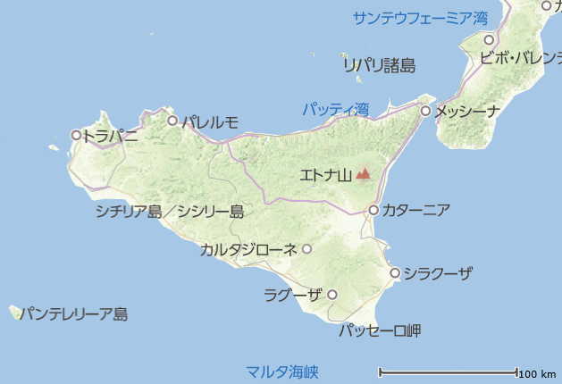 シリア島地図