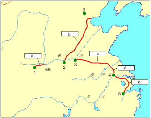 隋代の運河