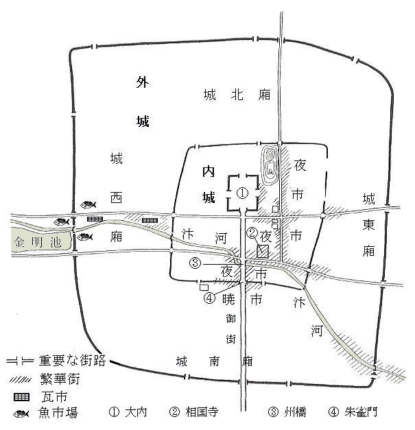 開封市街地図