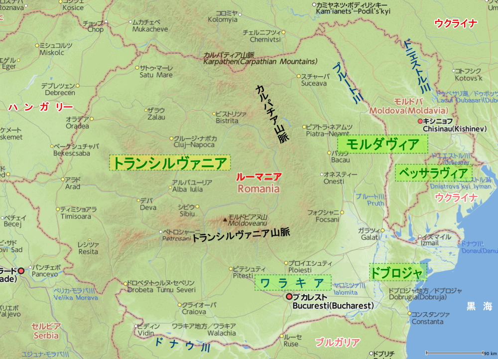 トランシルヴァニア地図