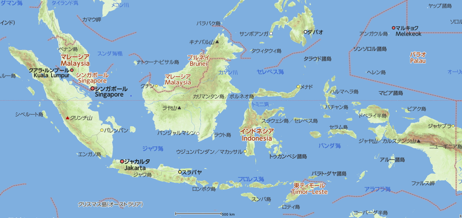 インドネシア全図