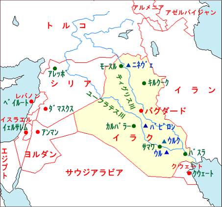 イラク地図