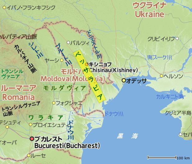 ベッサラビア地図