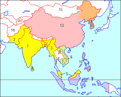 アジア諸国の独立